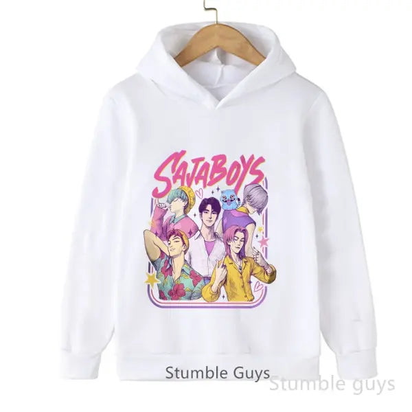 Kids Boys Girls Anime Kpop Demon Slayer Hoodie – Casual Warm Autumn Winter Sweatshirt - tao202818 / 130
