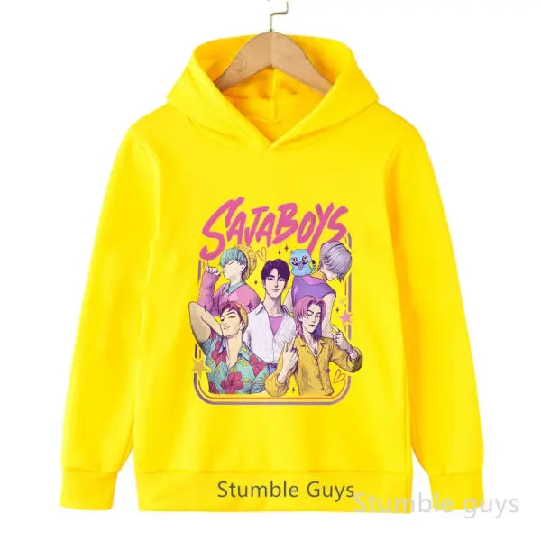 Kids Boys Girls Anime Kpop Demon Slayer Hoodie – Casual Warm Autumn Winter Sweatshirt - tao202819 / 100