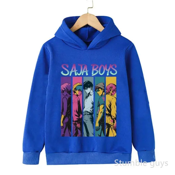 Kids Boys Girls Anime Kpop Demon Slayer Hoodie – Casual Warm Autumn Winter Sweatshirt - tao202814 / 100