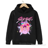Kids Boys Girls Anime Kpop Demon Slayer Hoodie – Casual Warm Autumn Winter Sweatshirt - 4 / 100