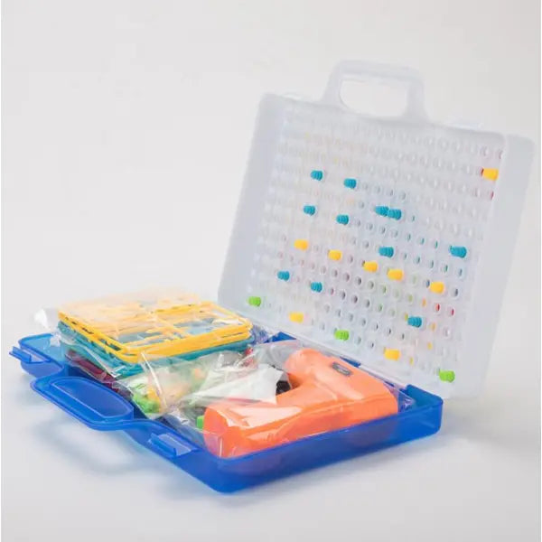 Kids’ Creative Drill & Screw Building Set – Colorful Educational Construction Toy - 151pc no packing - Hair Remover