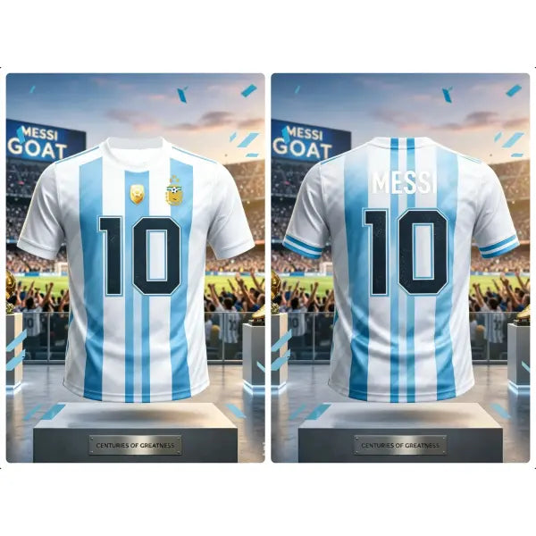 Kids Messi #10 Soccer Jersey Breathable Quick Dry Training Uniform - A97103-094-ZK-W-1-C / 160