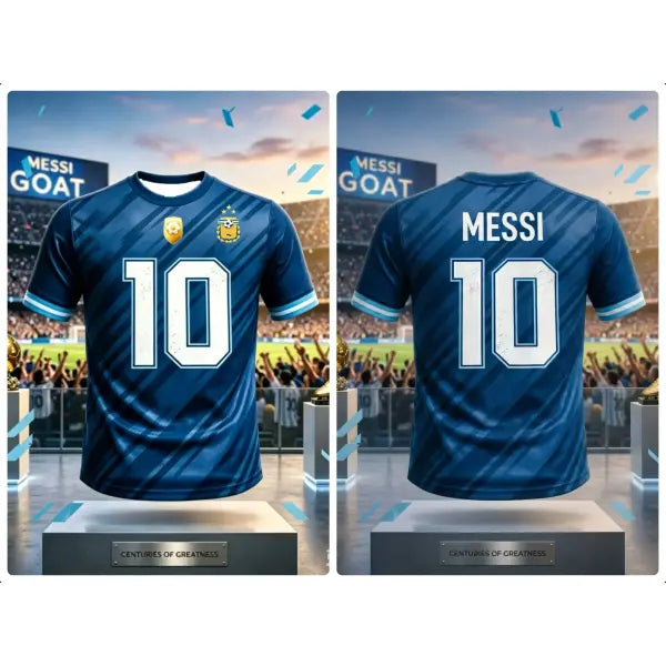 Kids Messi #10 Soccer Jersey Breathable Quick Dry Training Uniform - A97108-094-ZK-W-1-C / 140