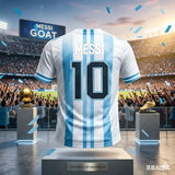 Kids Messi #10 Soccer Jersey Breathable Quick Dry Training Uniform