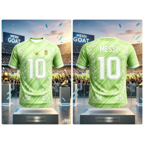 Kids Messi #10 Soccer Jersey Breathable Quick Dry Training Uniform - A97106-094-ZK-W-1-C / XXS