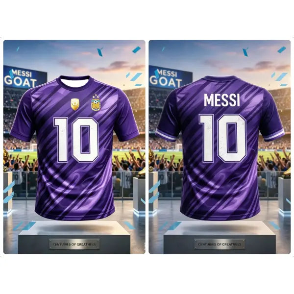 Kids Messi #10 Soccer Jersey Breathable Quick Dry Training Uniform - A97105-094-ZK-W-1-C / 120
