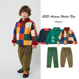 Kids Padded Jacket Multicolor 2025 Winter Warm Padded Coat for Boys Girls Reversible Girls Sherpa Coat Kids Outfit