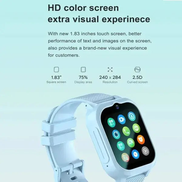 Kids Smartwatch for with GPS Tracking and 4G Connectivity