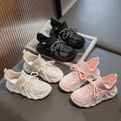 Kids Sneakers – Baby Soft Mesh Breathable Running Shoes for Boys & Girls - Himpall