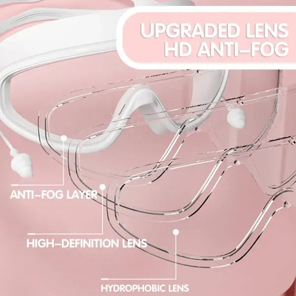 Kids Swimming Goggles Big Frame Multi-color HD View Beach Function