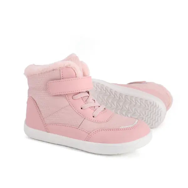 Kids Wide Toe Barefoot Snow Boots – Minimalist Winter Sneakers for Boys & Girls Warm Toddler Boots