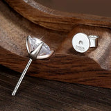 Moissanite Stud Earrings for Women and Men (S925 Sterling Silver) VVS1 GRA Certified