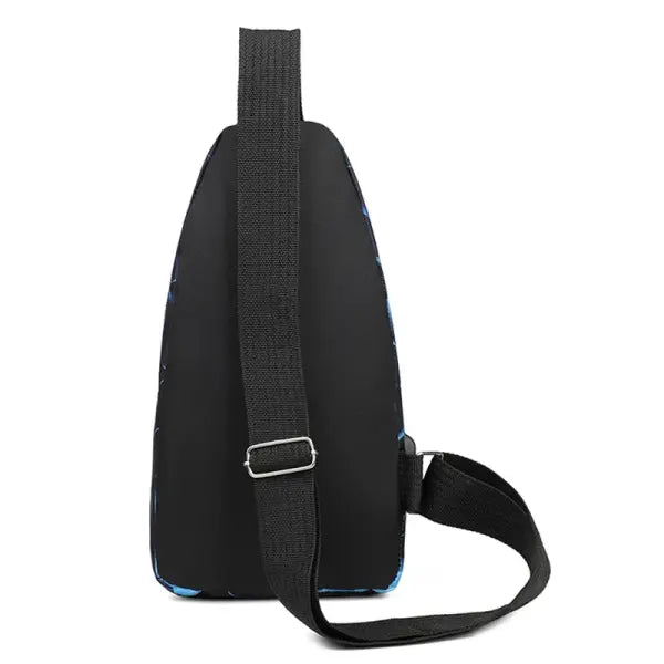 Korean Fashion Camouflage Chest Bag and Oxford Nylon Crossbody Bag