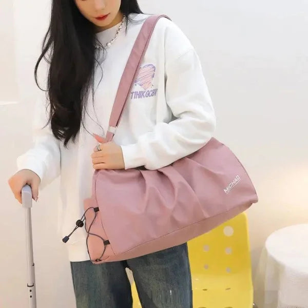 Korean Fashion Independent Shoe Warehouse Sports Gym Bag with Dry Wet Separation - Himpall