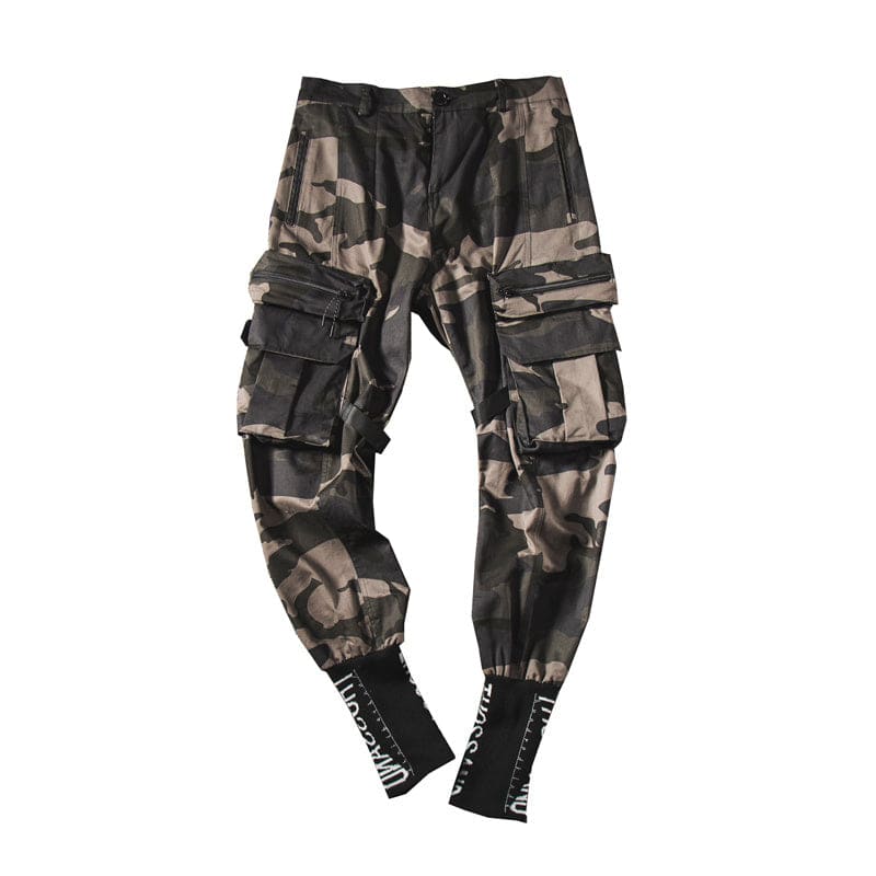 Korean fashion pants leisure pants nine-minute pants men’’s fashion pants loose leggings