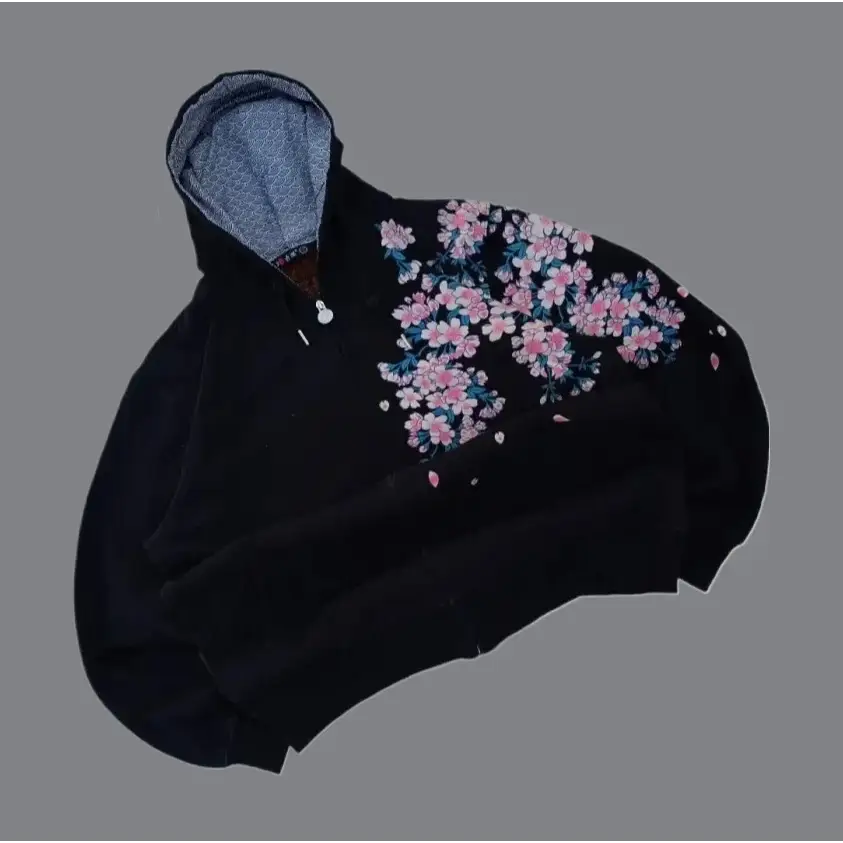 Korean Fashion Simple Gray Double-Sided Oversized Zipper Hoodie Women’s Y2K New Harajuku Gothic Casual Joker Couple