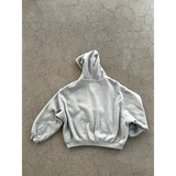 Korean Fashion Simple Gray Double-Sided Oversized Zipper Hoodie Women’s Y2K New Harajuku Gothic Casual Joker Couple