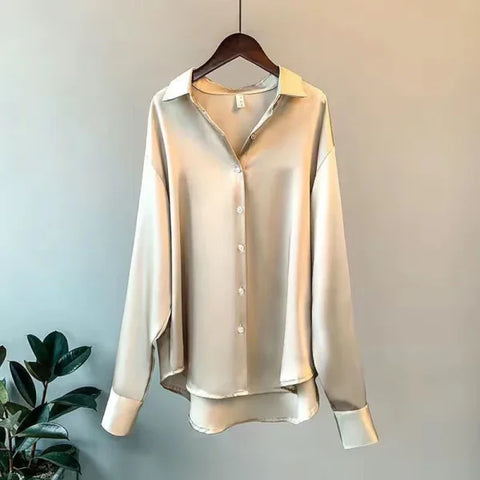Korean Knitted Cardigan Blouse for Women – Elegant Casual Top