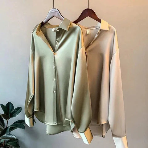 Korean Knitted Cardigan Blouse for Women – Elegant Casual Top