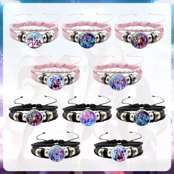 Kpop Demon Hunter Birthday Key Chain Fans Bag Keyring Demon Huntrix Kpop Keychain Gifts for Party Guests Kpop Warriors