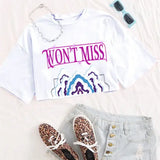 KPop Demon Hunters Mira Crop Tops T-Shirt Women Girls Fashion Demon Hunters Cosplay Shirt for Fans Gift Y2k Tops