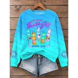 KPop Demon Hunters Sweatshirt Autumn Winter Sport Hooded KPop Demon Hunters Fashion Casual Round Collar Y2K Cosplay