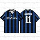 Kpop Stay Karma Album Fans TShirt Felix Bangchan Hyunjin Streetwear Casual Sport Oversize Short Sleeve Men’s Clothing