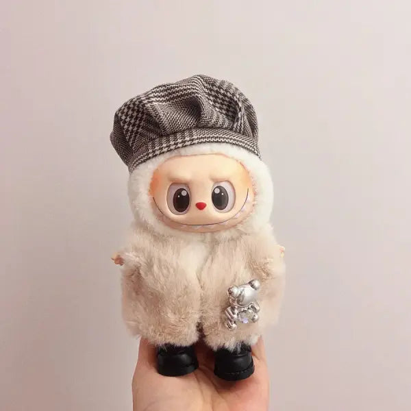Labubu Clothing Popular New Products Fashion Velcro 17cm Doll Cute Dress Casual Set Skirt Plush Toy Clothing - LBB-L