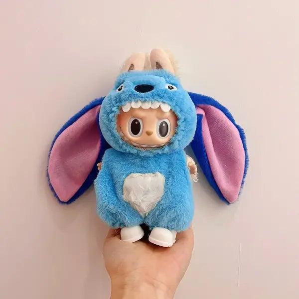 Labubu Clothing Popular New Products Fashion Velcro 17cm Doll Cute Dress Casual Set Skirt Plush Toy Clothing - LBB-B