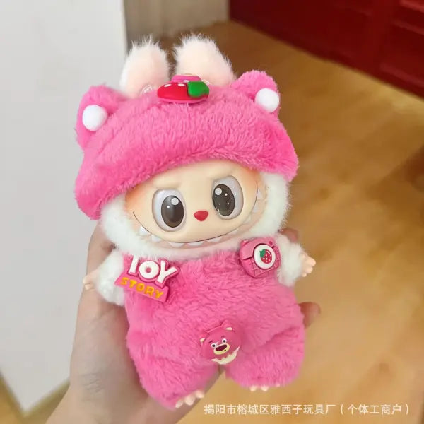 Labubu Clothing Popular New Products Fashion Velcro 17cm Doll Cute Dress Casual Set Skirt Plush Toy Clothing - LBB-N