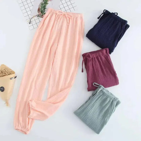 Lady Navy Japanese Pajamas for Spring Autumn Comfort and Style - Himpall