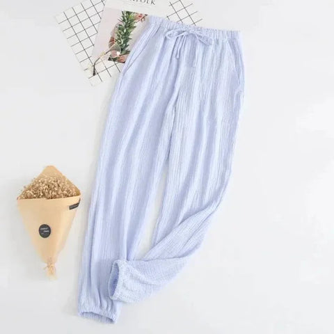 Lady Navy Japanese Pajamas for Spring Autumn Comfort and Style - Himpall