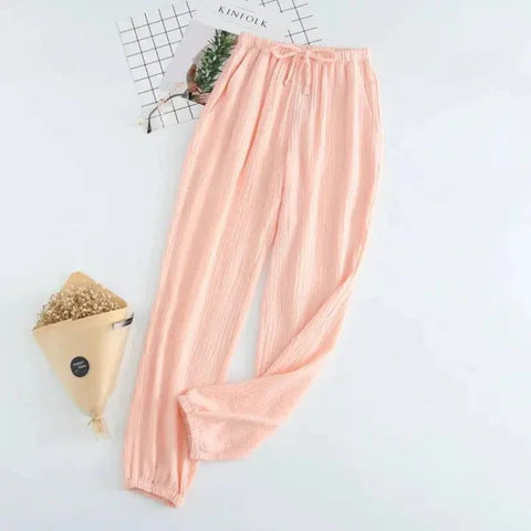 Lady Navy Japanese Pajamas for Spring Autumn Comfort and Style - Himpall