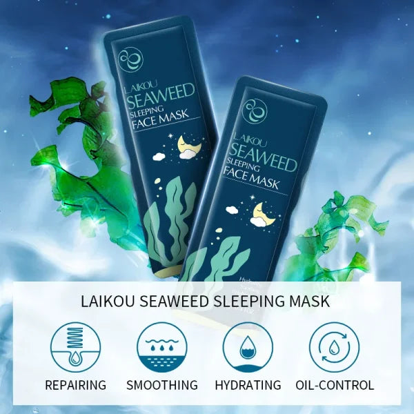 LAIKOU Sakura Sleeping Face Mask for Moisturizing Female Skin - Himpall