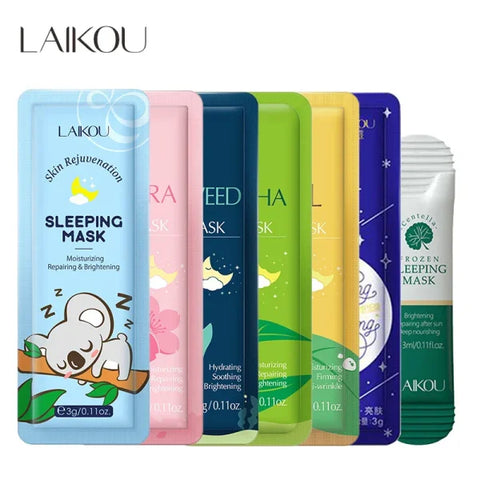 LAIKOU Sakura Sleeping Face Mask for Moisturizing Female Skin - Himpall