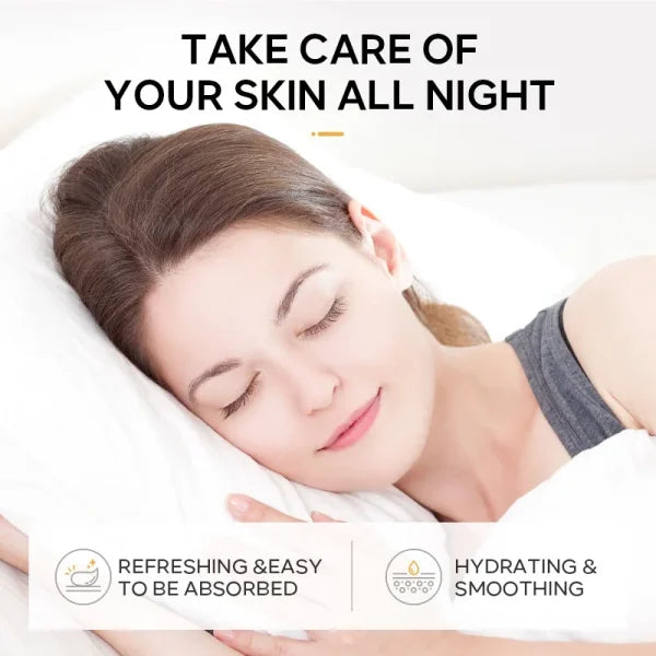 LAIKOU Sakura Sleeping Face Mask for Moisturizing Female Skin - Himpall