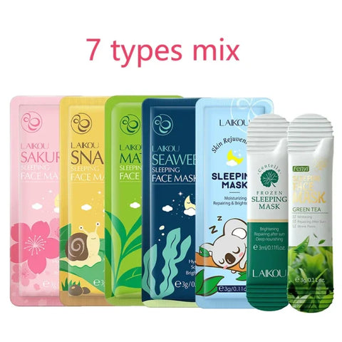 LAIKOU Sakura Sleeping Face Mask for Moisturizing Female Skin - Himpall
