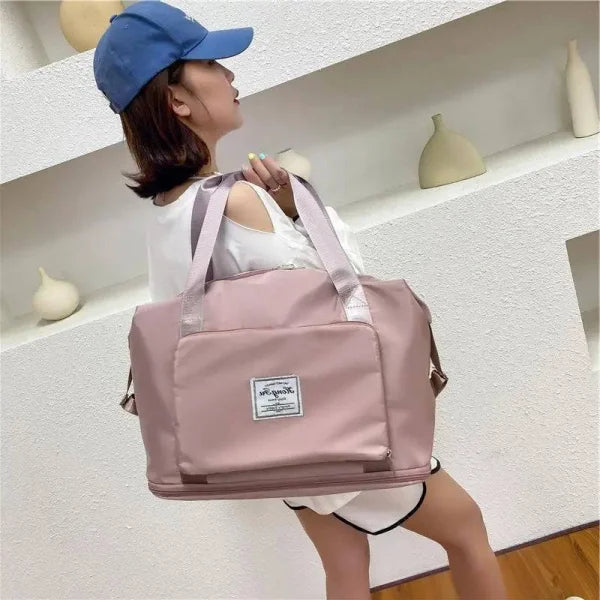 Large Capacity Foldable Storage Bag for Travel and Gym - Himpall