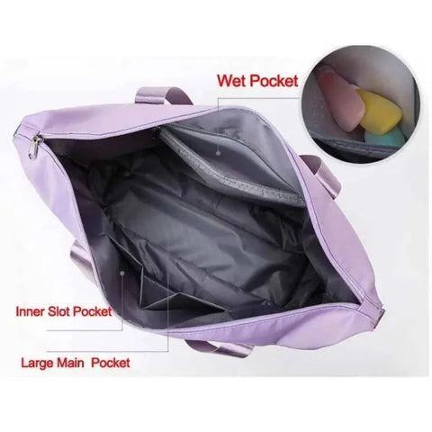 Large Capacity Foldable Storage Bag for Travel and Gym - Himpall