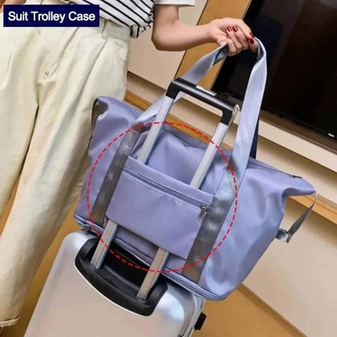 Large Capacity Foldable Storage Bag for Travel and Gym - Himpall