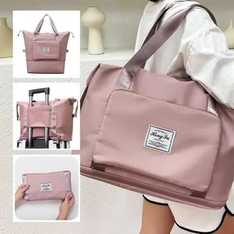 Large Capacity Foldable Storage Bag for Travel and Gym - Himpall