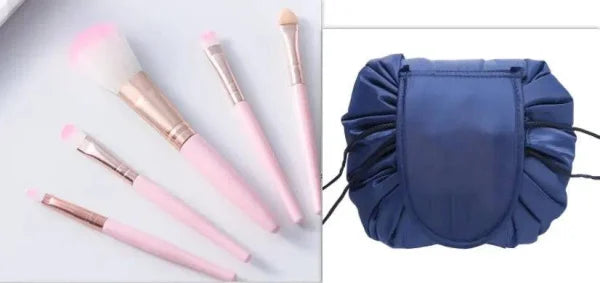 Large Capacity Travel Cosmetic Bag for Makeup and Toiletries Storage Solution - Himpall