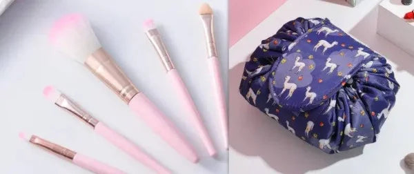 Large Capacity Travel Cosmetic Bag for Makeup and Toiletries Storage Solution - Himpall