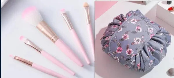 Large Capacity Travel Cosmetic Bag for Makeup and Toiletries Storage Solution - Himpall