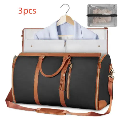 Large Capacity Travel Duffle Bag Folding Waterproof Style Suit Tote - Set22 - None