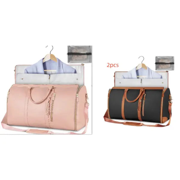 Large Capacity Travel Duffle Bag Folding Waterproof Style Suit Tote - Set15 - None