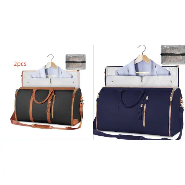 Large Capacity Travel Duffle Bag Folding Waterproof Style Suit Tote - Set23 - None