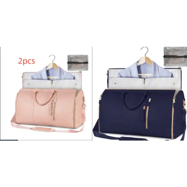 Large Capacity Travel Duffle Bag Folding Waterproof Style Suit Tote - Set13 - None