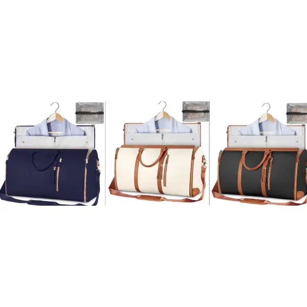 Large Capacity Travel Duffle Bag Folding Waterproof Style Suit Tote - Set26 - None