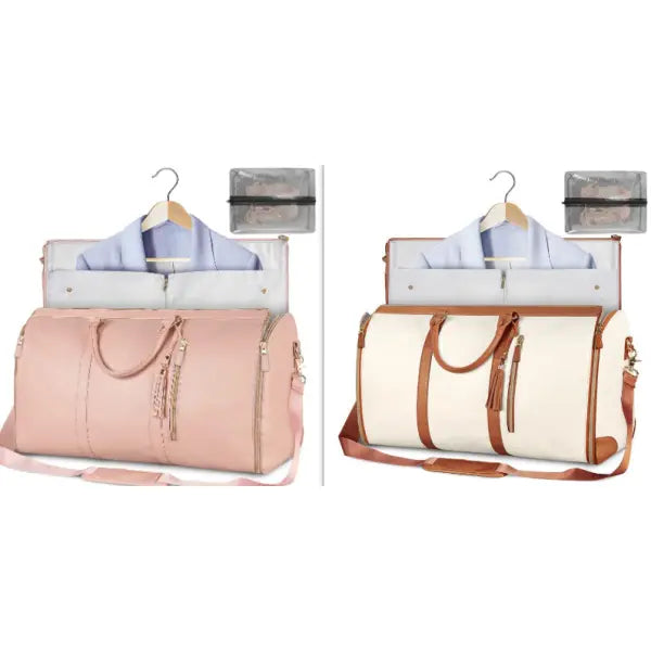 Large Capacity Travel Duffle Bag Folding Waterproof Style Suit Tote - Set4 - None